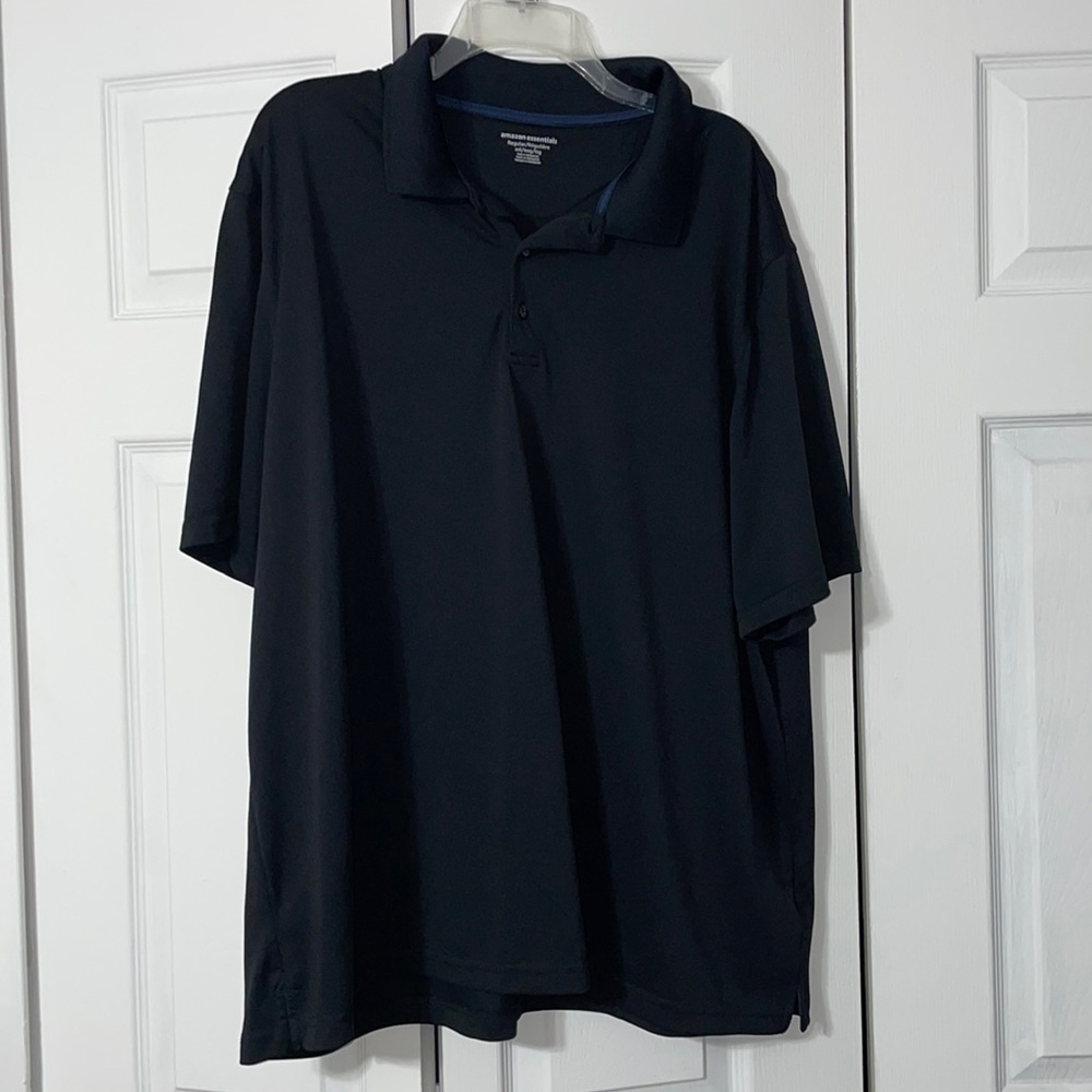 Amazon essentials black polo